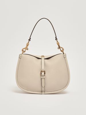 1. Women's Pony bag in pebbled leather Mastic