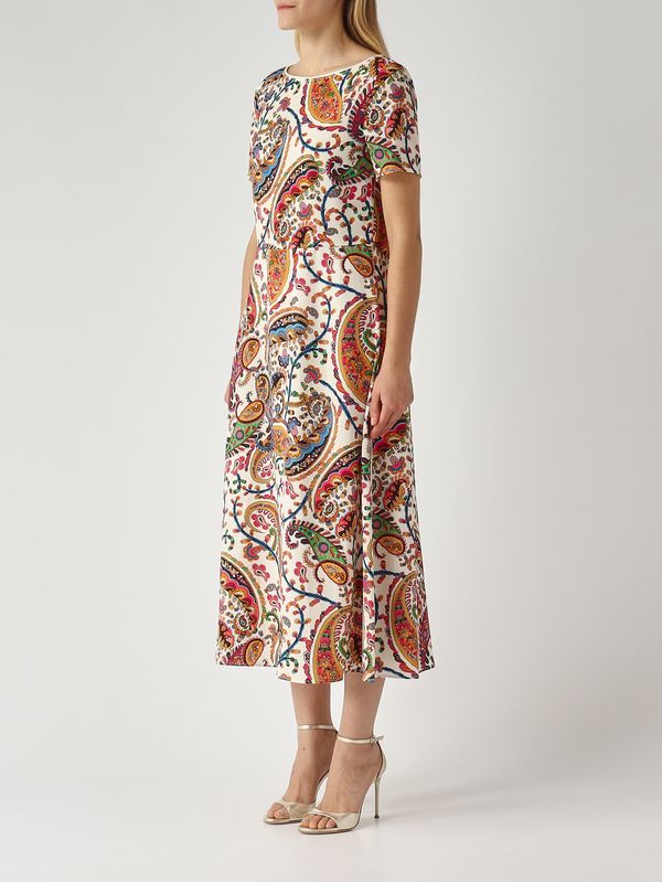 3. Damenkleid aus Stretch-Cady Butter-Fantasie Etro wrha055999sasu8