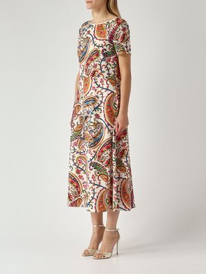 3. Damenkleid aus Stretch-Cady Butter-Fantasie