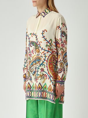 3. Camisa de seda para mujer Mantequilla-Fantasía