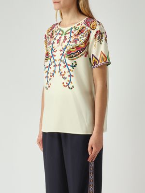 3. Blusa de seda para mujer Mantequilla-Fantasía