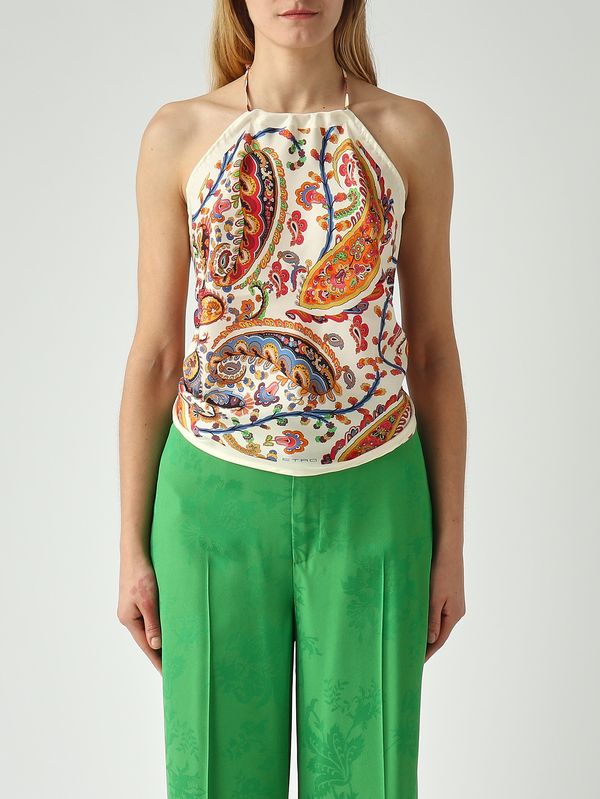 Top femme en soie Beurre-Fantaisie Etro