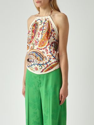 3. Damen-Top aus Seide Butter-Fantasie