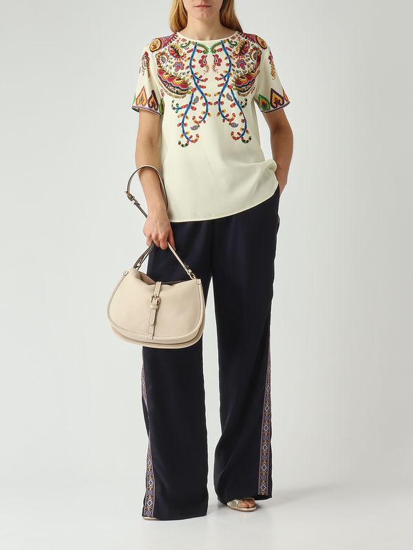 2. Damenhose aus Cady Marineblau Etro wrea007299tuso5