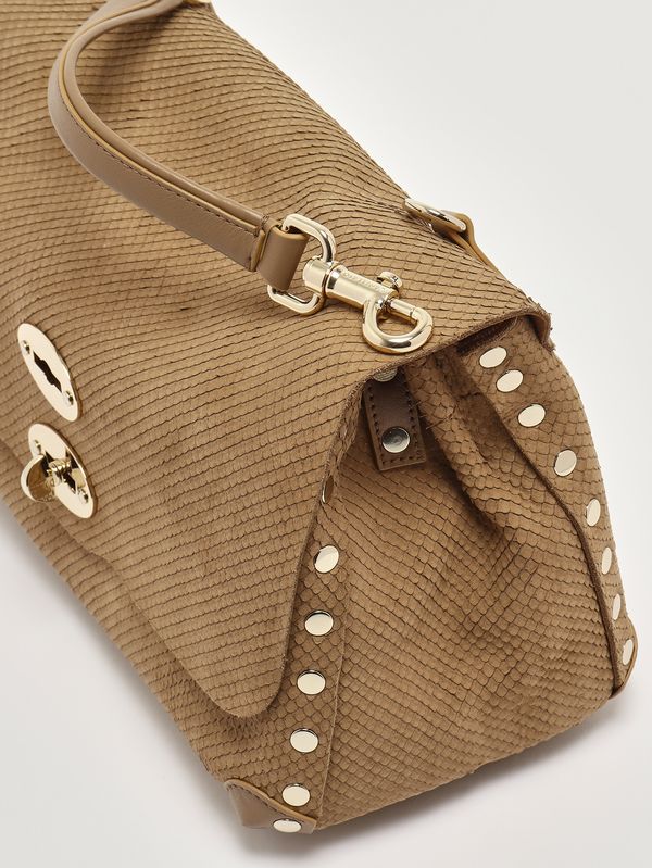 6. Bolso de mujer Postina Amoretto S de piel nobuk Beige Maggese Zanellato 0680002200000 s