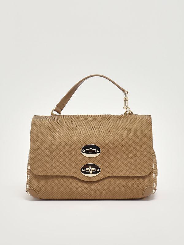 1. Bolso de mujer Postina Amoretto S de piel nobuk Beige Maggese Zanellato 0680002200000 s