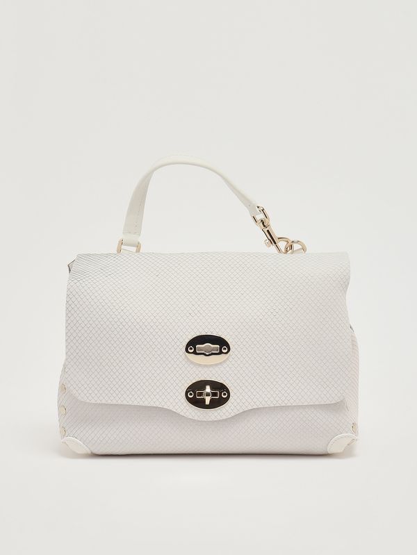 Sac Postina Amoretto S en cuir nubuck pour femme White Cassata Zanellato