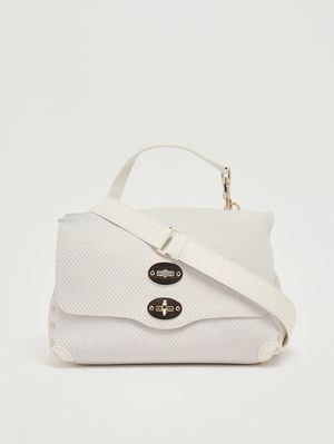 4. Sac Postina Amoretto S en cuir nubuck pour femme White Cassata