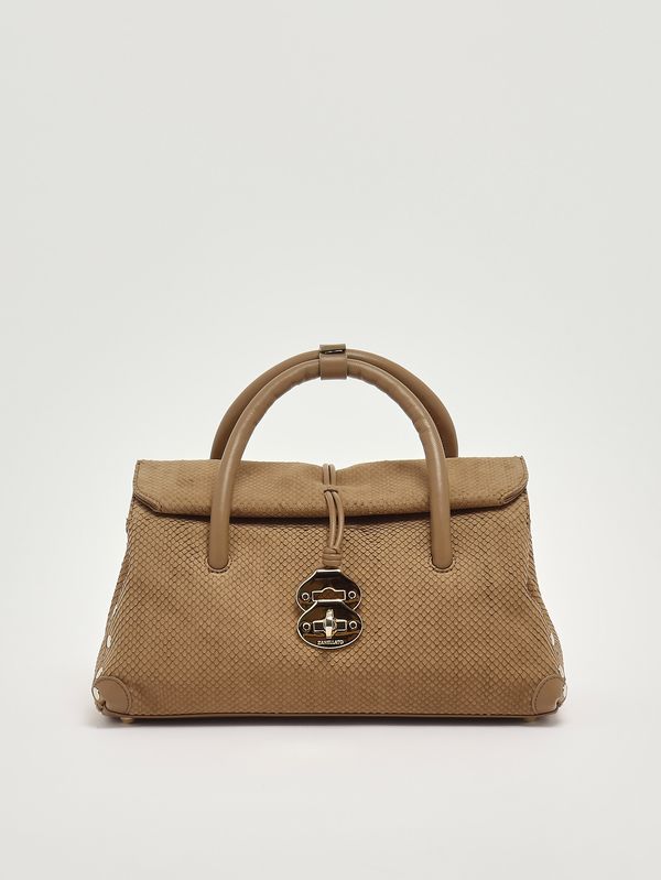 1. Bolso de mujer Dotta Amoretto S de piel nobuk Beige Maggese Zanellato 0687502200000 s