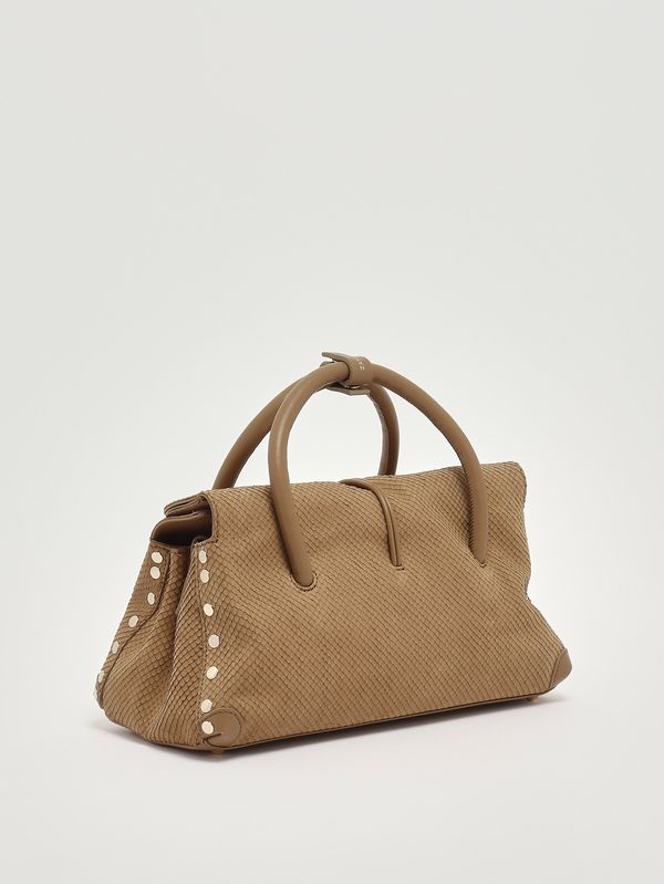 3. Bolso de mujer Dotta Amoretto S de piel nobuk Beige Maggese Zanellato 0687502200000 s