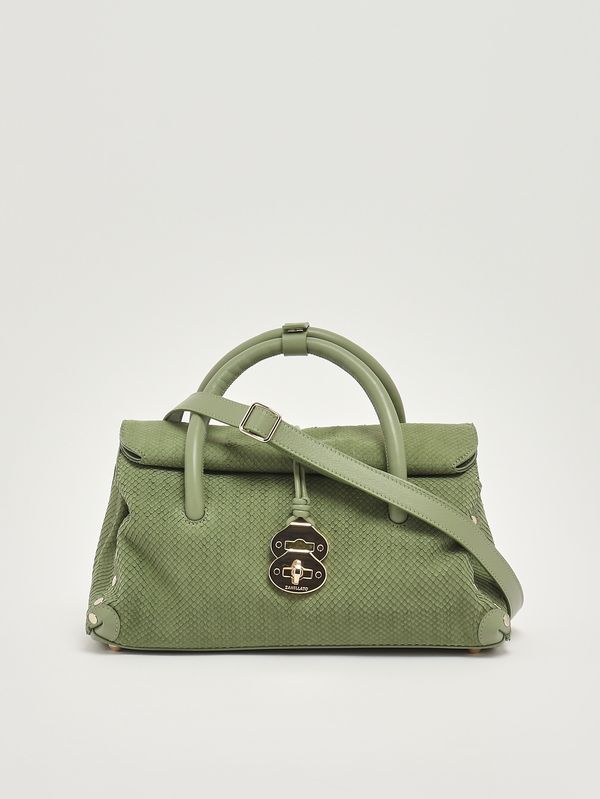 4. Sac Dotta Amoretto S en cuir nubuck pour femme Green Spinoso Zanellato 0687502200000 s