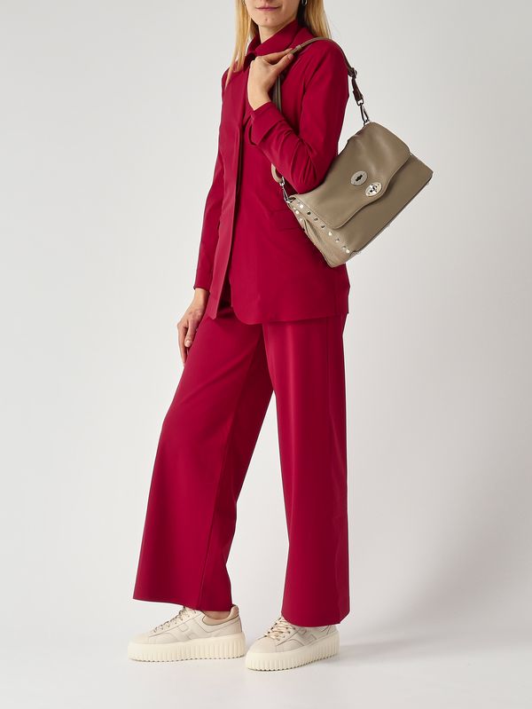 2. Borsa donna Postina Daily S in pelle martellata Creta Zanellato 0680100040000 s