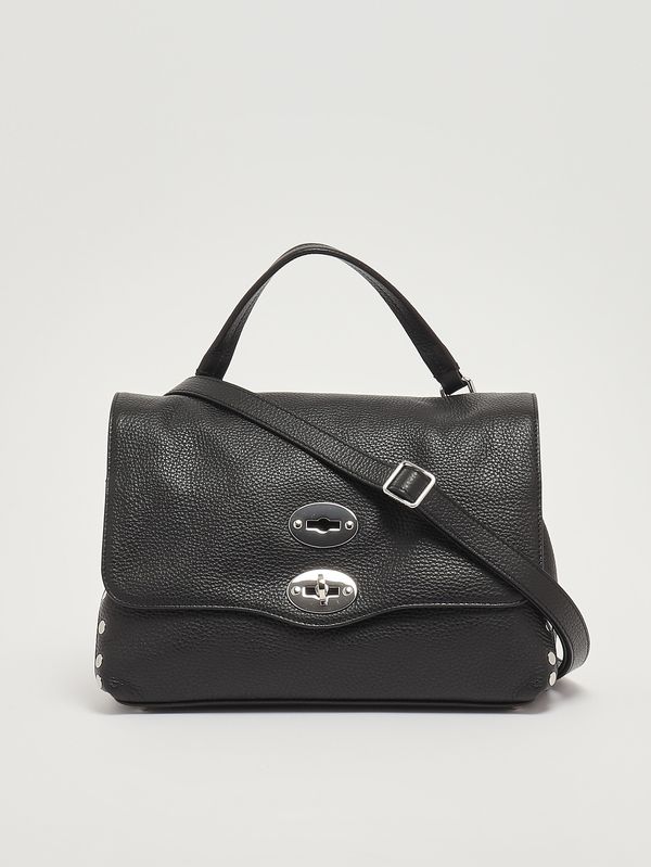 4. Bolso de mujer Postina Daily S de piel martillada Negro Zanellato 0680100040000 s