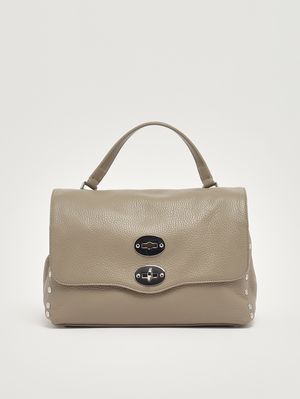 1. Borsa donna Postina Daily S in pelle martellata Creta