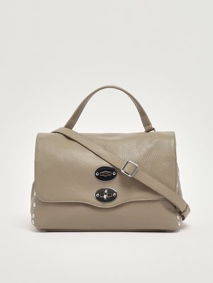 4. Borsa donna Postina Daily S in pelle martellata Creta