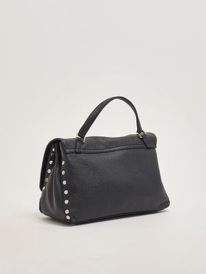 2. Borsa donna Postina Daily S in pelle martellata Navy Scuro