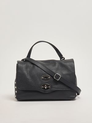 3. Borsa donna Postina Daily S in pelle martellata Navy Scuro
