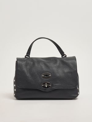 1. Borsa donna Postina Daily S in pelle martellata Navy Scuro