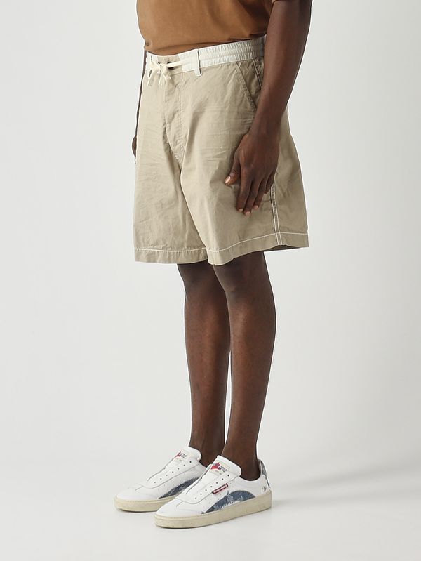 3. Short homme en sergé de coton extensible Crème Dsquared2 s74mu0956s35175