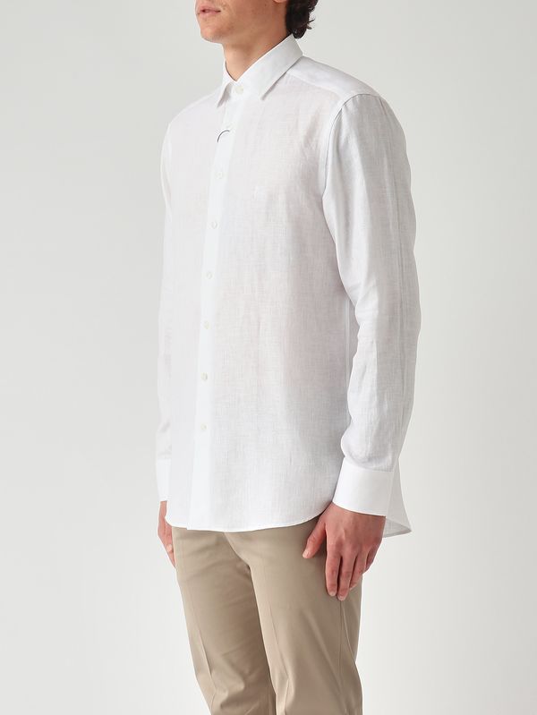3. Camicia uomo Roma in lino Bianco Etro mrib000299tu3f3