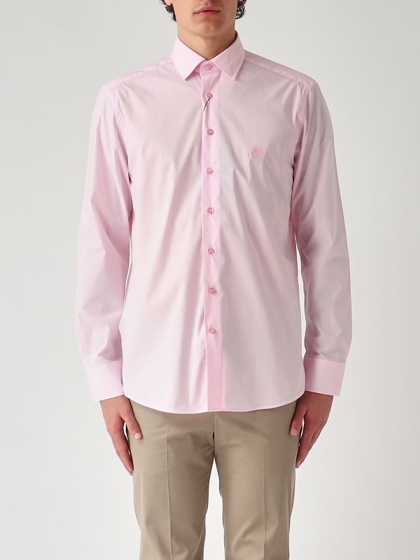 1. Camisa de hombre Roma de algodón elástico Rosa Etro mrib0002av607