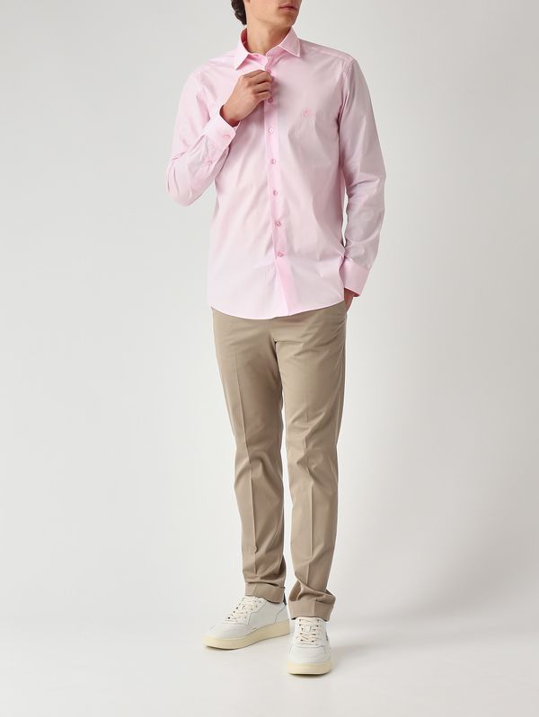 2. Camisa de hombre Roma de algodón elástico Rosa Etro mrib0002av607