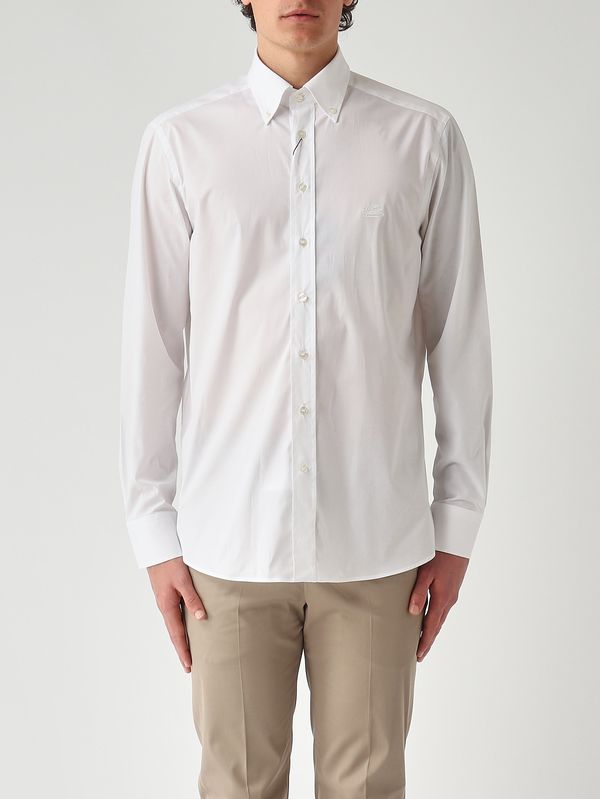 1. Camisa de hombre Roma en algodón elástico Blanco Etro mrib0004av607