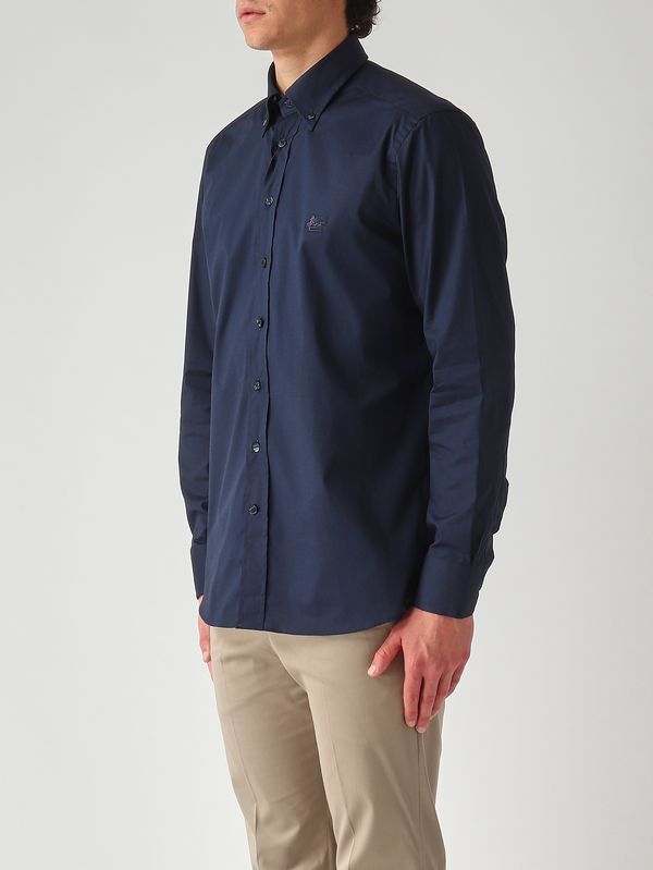 3. Roma men's stretch cotton shirt Navy Etro mrib0004av607