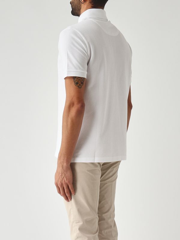 4. Men's Roma cotton piqué polo shirt White Etro mrmd0005ac274