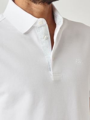 5. Men's Roma cotton piqué polo shirt White