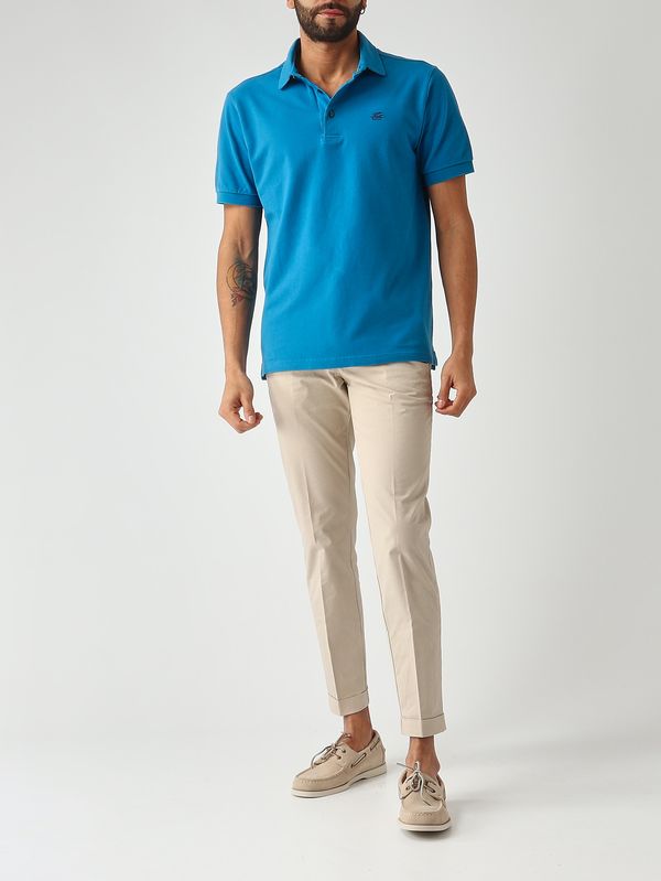 2. Polo homme Roma en piqué de coton Céruléen Etro mrmd0006av878