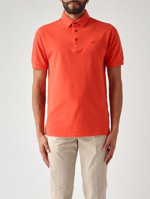 1. Men's Roma cotton piqué polo shirt Lobster