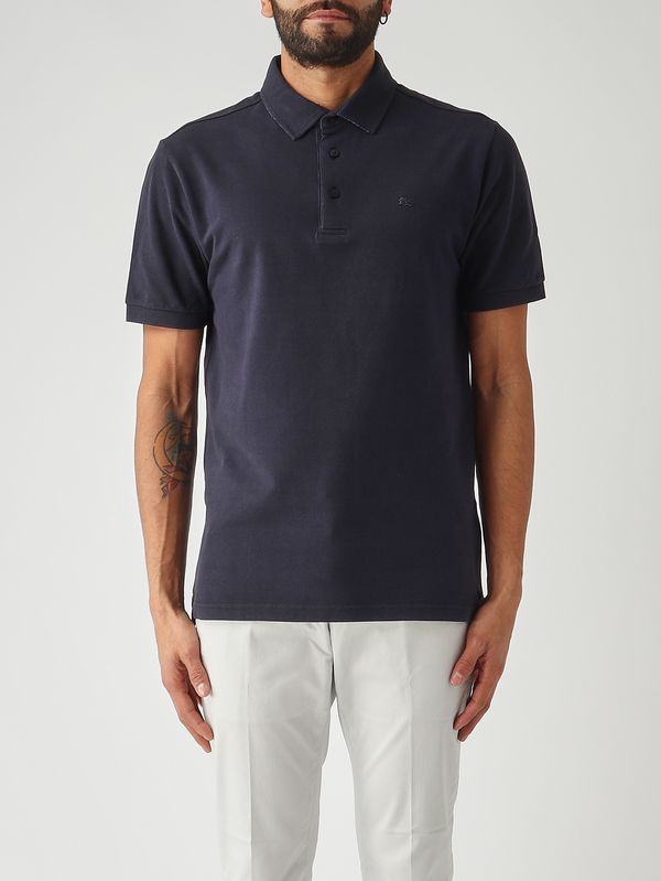 1. Men's Roma cotton piqué polo shirt Navy Etro mrmd0006av880