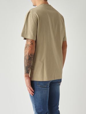 4. Camiseta de hombre en punto de algodón Beige