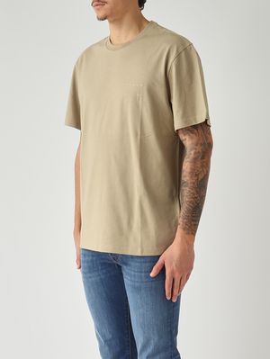 3. Camiseta de hombre en punto de algodón Beige