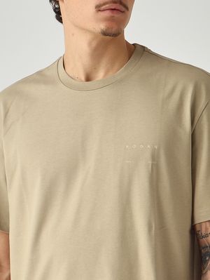 5. Camiseta de hombre en punto de algodón Beige