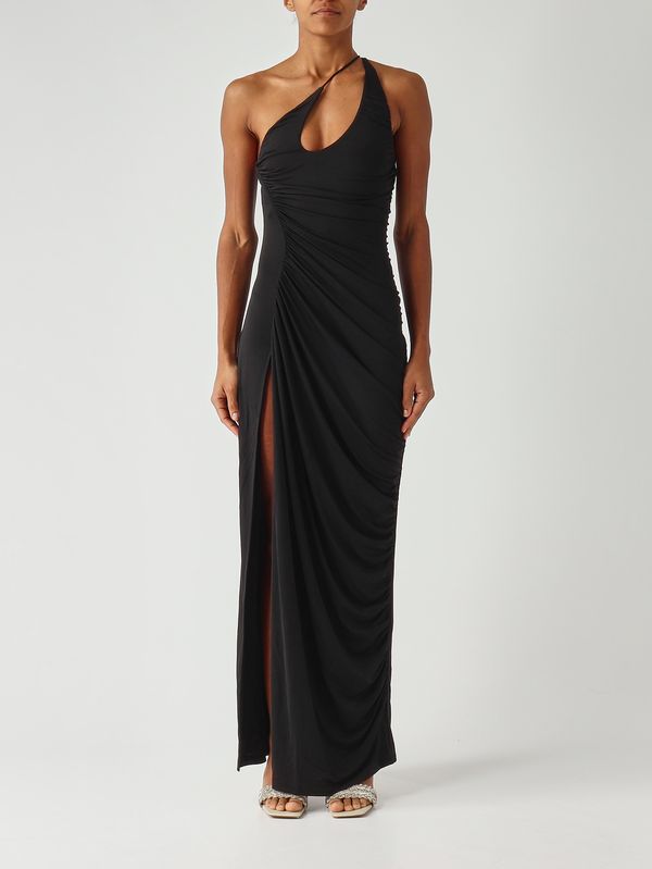 1. Robe femme Arutas en viscose Noir Twentyfourhaitch a0069