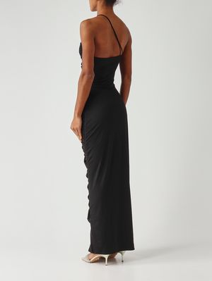 4. Robe femme Arutas en viscose Noir