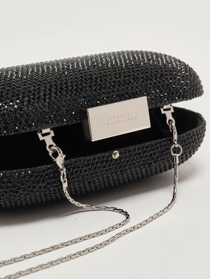 6. Damentasche Sunrise aus Crystal Mesh Schwarz