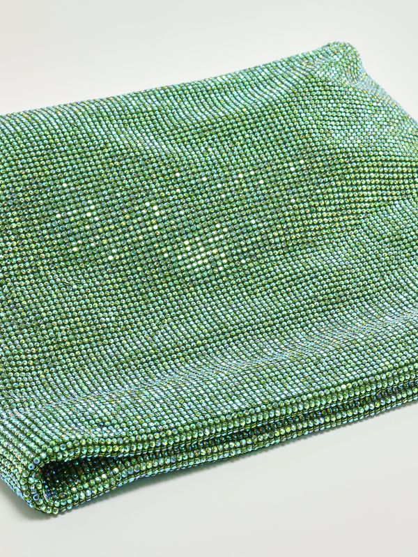 5. Borsa donna Varadero in crystal mesh Verde Brillante Twentyfourhaitch 0005362p