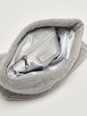 4. Borsa donna Varadero in crystal mesh Argento