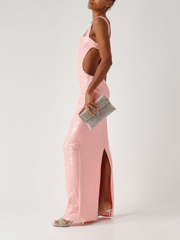 2. Abito donna Cubres in crystal mesh Rosa Twentyfourhaitch a0064