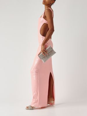 2. Abito donna Cubres in crystal mesh Rosa