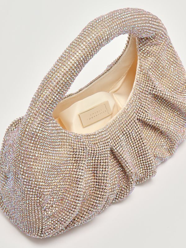 4. Damenhandtasche Joan aus Crystal Mesh Roségold Twentyfourhaitch lb1006262p
