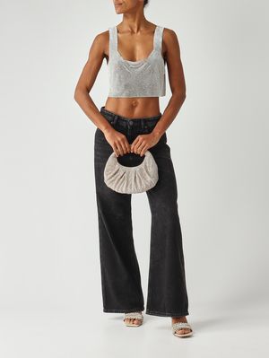 3. Damenhandtasche Joan aus Crystal Mesh Roségold