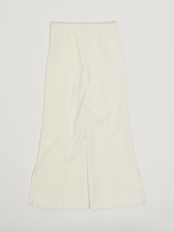 2. Pantalone bambina in crepe stretch Bianco Twinset 261gj2q51