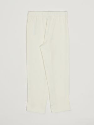 2. Girls' stretch crepe trousers White