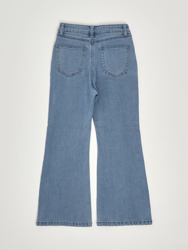 2. Mädchenjeans aus Baumwollmischung Mittleres Denim Twinset 261gj2062