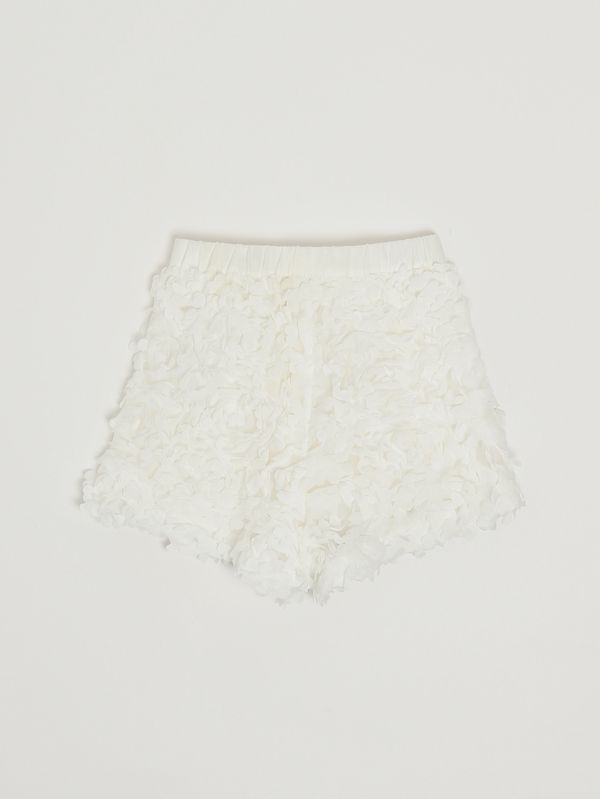 2. Mädchen-Shorts mit Rüschen Weiß Twinset 261gj2q60
