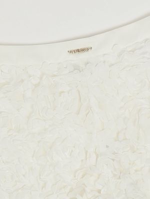 3. Mädchen-Shorts mit Rüschen Weiß
